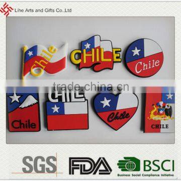 Chile highly popular cheap custom fridge magnets