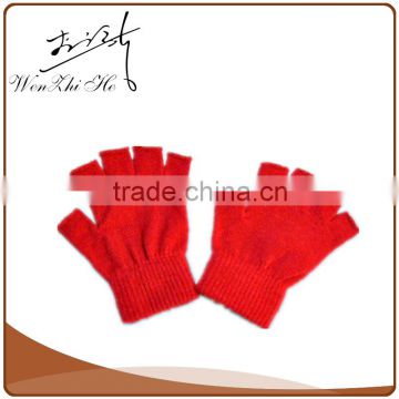 Children Colorful Polar Fleece Fingerless Gloves For Writing