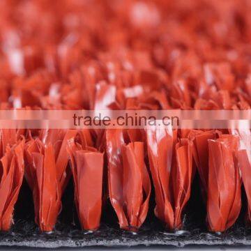 Fibrillated yarn tennis artificial lawn