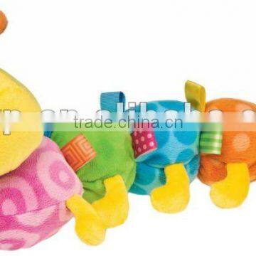 taggies colours soft stuffed caterpillar toy