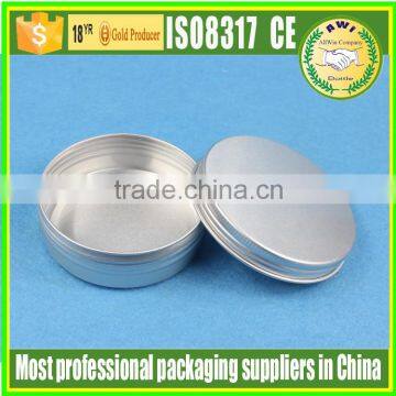 50g high quality Aluminum Tin Jar With Lid