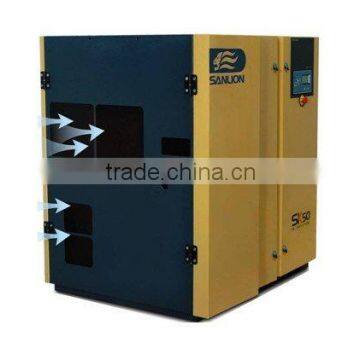 Oil-injected twin screw air compressor