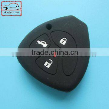 Okeytech silicone key cover Toyota Camry 4 buttons silicone key cover for silicone car key cover