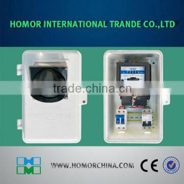 Three- Phase Transparent PC Meter Box DS01