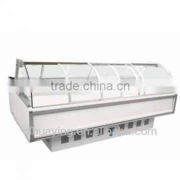 350L Commercial chest freezer glass top WDY-350