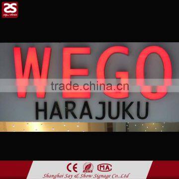 Factory Direct Sale Shop Signboard Frontlit Epoxy Resin Sign Led Light Letter photo-2