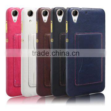 new china products for sale pu leather multi credit card holder case case cover for htc desire 728 factory price