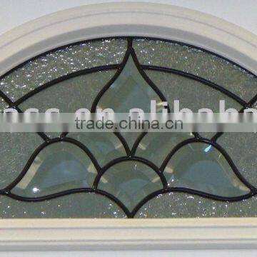 stained Glass in halfmoon shape