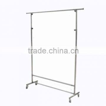 shopping mall metal tube clothes stand display