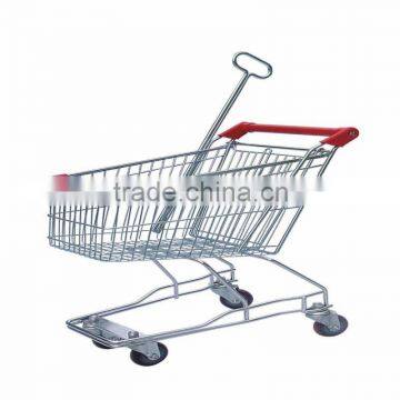 2015 new shopping cart trolley with 1 adjustable handle HSX-709