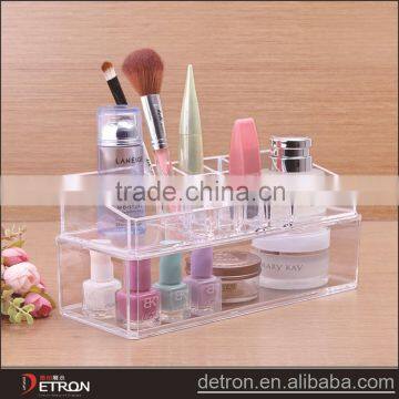 Delicate acrylic cosmetic counter display stand