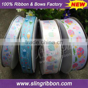 2016 New 15mm Spring Season Heat Transfer Satin Ribbon For Sales