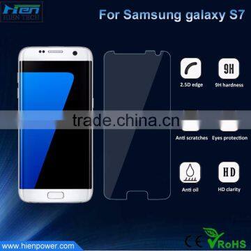 Curved Edges High Sensitivity Touch Response Glass Screen Protector for Samsung s7 photo-1