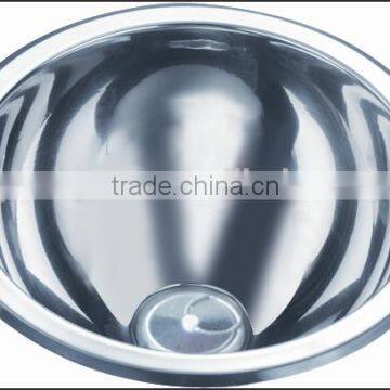 Yacht,Boat,Train and Public Mobile Toilet Used Stainless Steel Elliptical Hand Wash Basin Kitchen Sink GR-Y585 photo-3