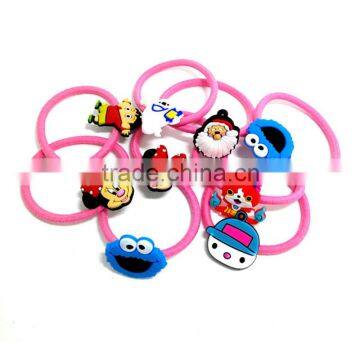 Kids cute designs PVC custom hair band custom logo