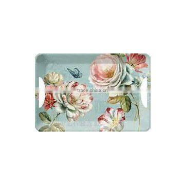Warming design melamine serving tray for home,100% melamine ,Food safty