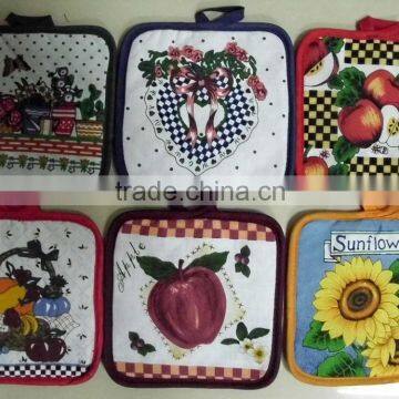 lowest price for printed pot holder overstock textile stock lot wholesale alibaba