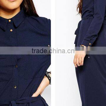 Women's Casual Long Dress Long Sleeve Fork Maxi Dress photo-5