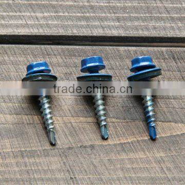 Hex Washer Head Self Drilling Screws With Color Painted Roofing Screw photo-5