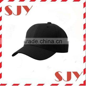 6 Panel Custom Blank Black Baseball Hat photo-3