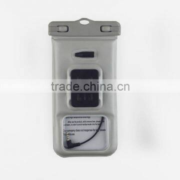 2016 Silver Handlebar Mobile Phone Waterproof Bag