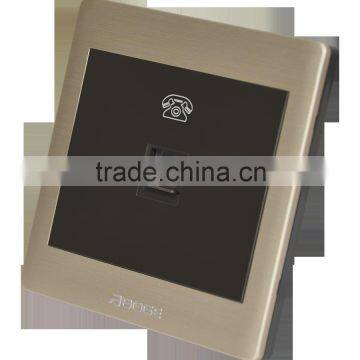 one gang telephone socket pressure- line type