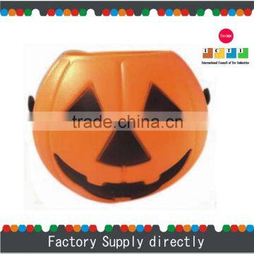 New Cheap 3D Handled Plastic Pumpkin Large Decorative Led Lantern