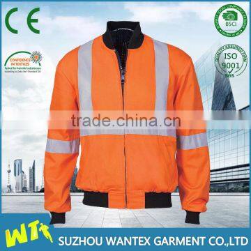 wholesale reflective working jacket reflective working uniform winter padding jacket
