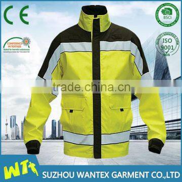 custom design reflective safety plain track jacket