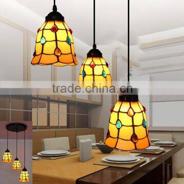 Chinese OEM unique tiffany glass ceiling lamp