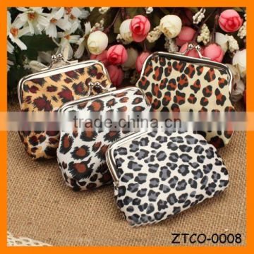 2014 Hot Selling Leopard Print Cute Coin Purse ZTCO-0008