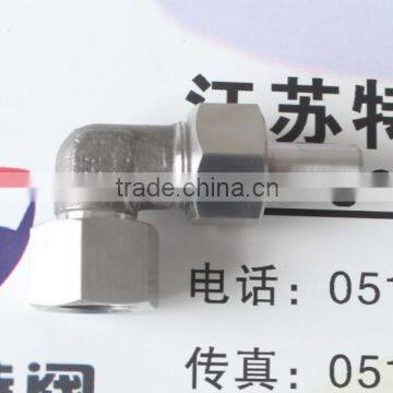 stainless steel female to weld end elbow union