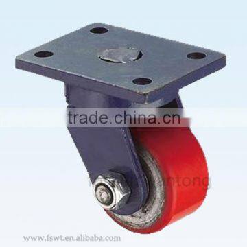 10 Inch PU Swivel Hardware Heavy Duty Caster With Brake photo-5