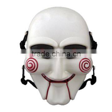 High Quality Chainsaw Murderer Mask Scary Movies Halloween Mask Skeleton Field CS Protective Mask photo-2