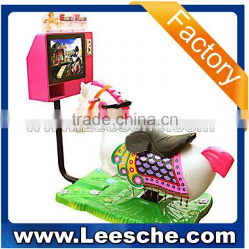 LSJQ-052 3D house racing New hot sell vintage kiddy ride with videos used coin operated amusement kiddie rides games for sale