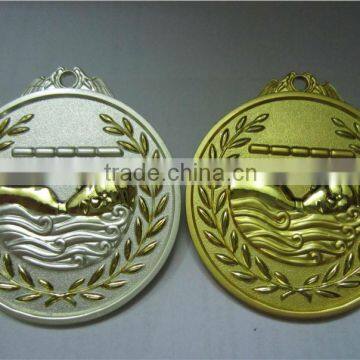 2015 new promotion customized swimming sports medal