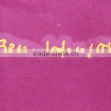 Custom Embroidered Honours Cap With Golden Braid & Tassel, Fuchsia / Yellow Velvet photo-3