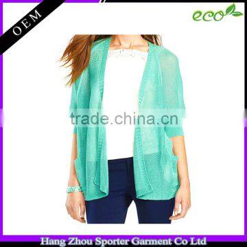 16FZLS01 linen clothing spring summer linen cardigan sweater