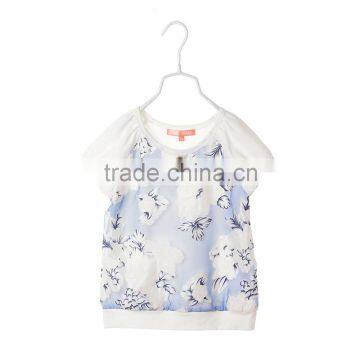 Summer leisure girl's clothing printing T-shirt