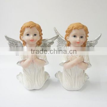 religious angel statue, praying angel figure