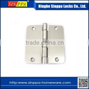 SPG-004F 3.5inch Heavy Duty Flat Head Steel Cabinet 1/4 Round Corner Furniture Door Hinge