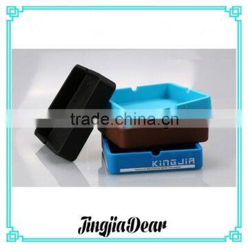 Square Shape Portable Silicone Ashtray