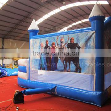 Popular welcome frozen jumping castle with CE approved for outdoor use