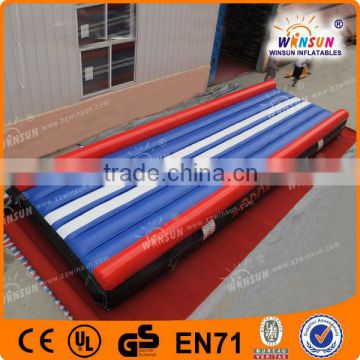 Hot sale commercail sport games inflatable air track for gym