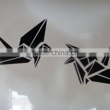 Vinyl sticker of paper cranes for children room decoration