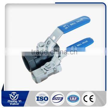 made in china 1000 wog 316 ball valve with handle