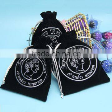 New Cheapest mobile phone pouch/pouch/neck lanyard drawstring velvet pouch bag