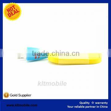 Transparent Smile USB Cable in Real Colors With Led photo-3