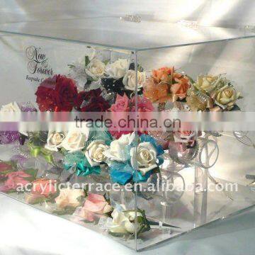 3 tier acrylic corsages display case