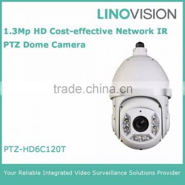 1.3Mp HD Cost-effective IR PTZ Dome IP Camera